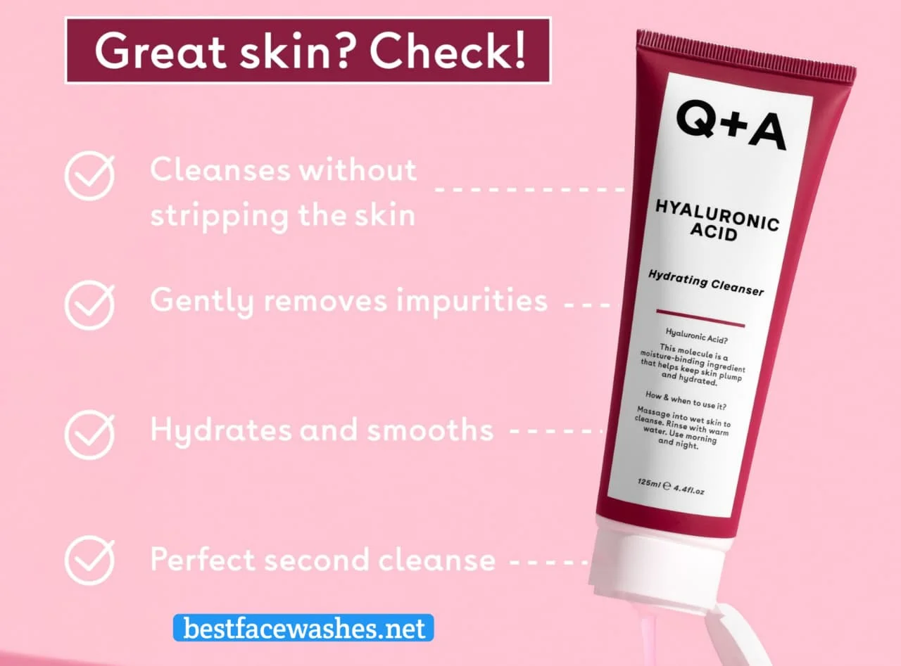 Q+A Hyaluronic Acid Hydrating Cleanser