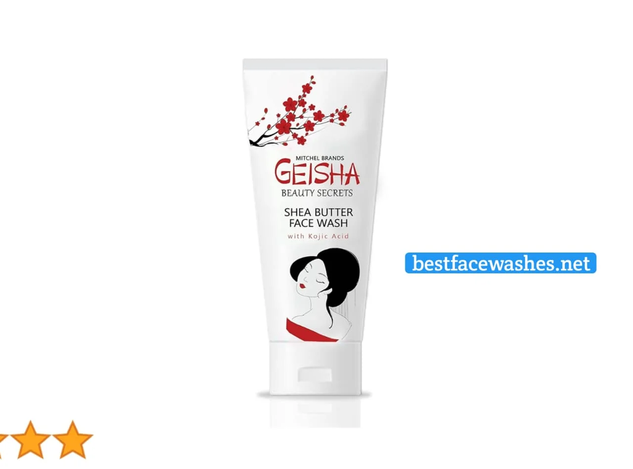 Geisha Kojic Acid Face Wash with Shea Butter
